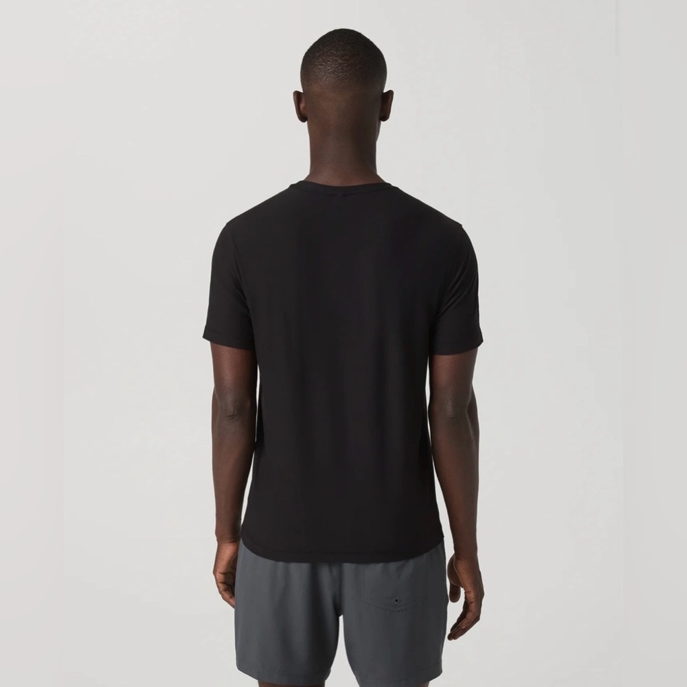 Men's Vuori Strato Tech Tee- Black - Picture 3 of 9